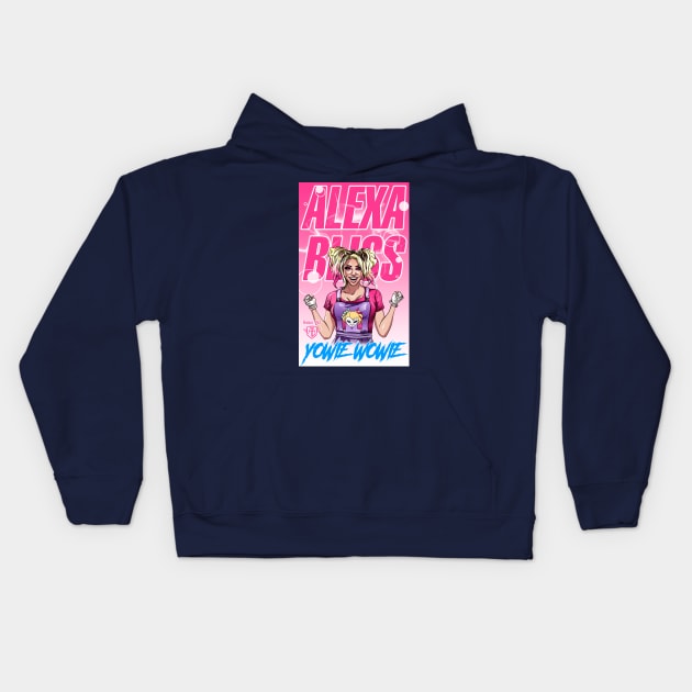 alexa bliss Kids Hoodie by Antoni Bliz